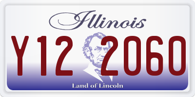 IL license plate Y122060