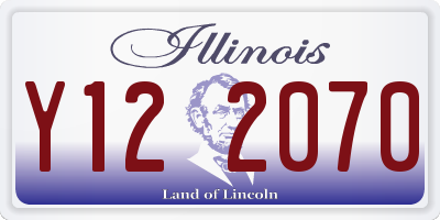 IL license plate Y122070