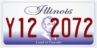 IL license plate Y122072