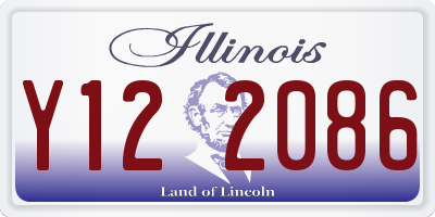 IL license plate Y122086