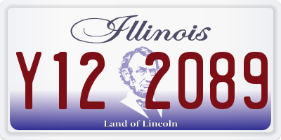 IL license plate Y122089