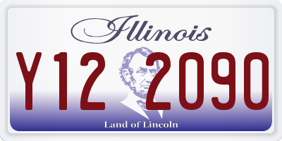 IL license plate Y122090