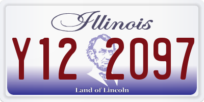 IL license plate Y122097