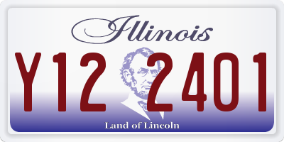 IL license plate Y122401