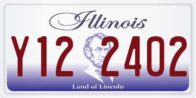 IL license plate Y122402