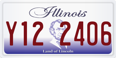 IL license plate Y122406