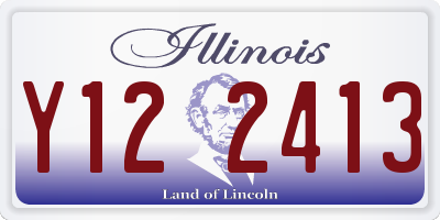 IL license plate Y122413