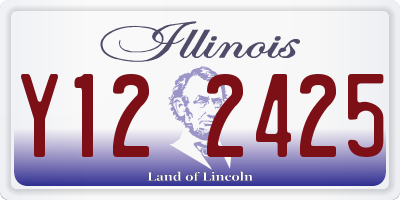 IL license plate Y122425