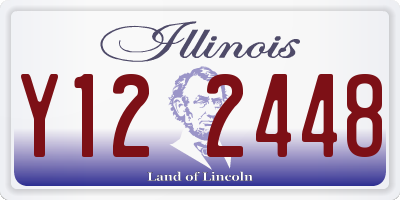 IL license plate Y122448