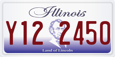 IL license plate Y122450