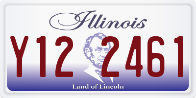 IL license plate Y122461