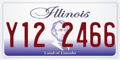 IL license plate Y122466