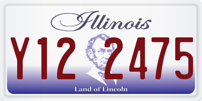 IL license plate Y122475