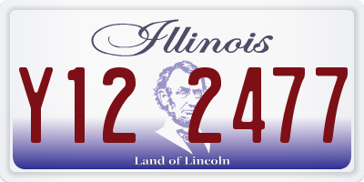 IL license plate Y122477
