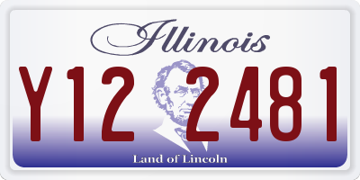 IL license plate Y122481