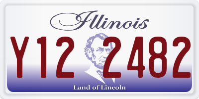 IL license plate Y122482