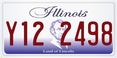 IL license plate Y122498