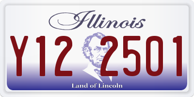 IL license plate Y122501