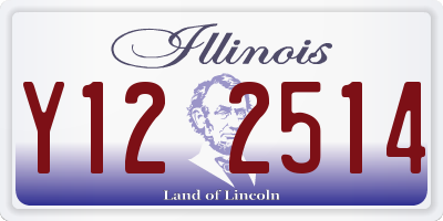 IL license plate Y122514