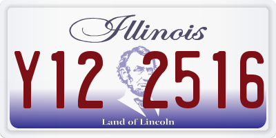 IL license plate Y122516