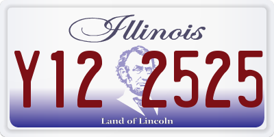 IL license plate Y122525