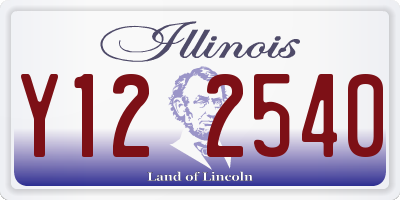 IL license plate Y122540