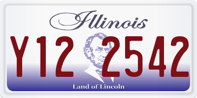 IL license plate Y122542