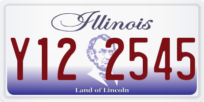IL license plate Y122545