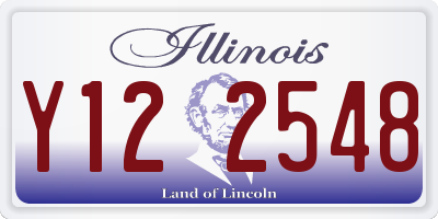IL license plate Y122548