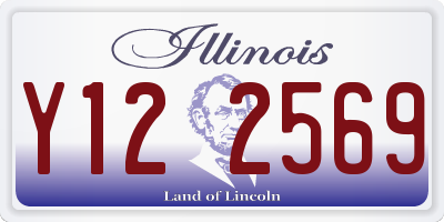 IL license plate Y122569