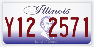 IL license plate Y122571