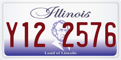 IL license plate Y122576