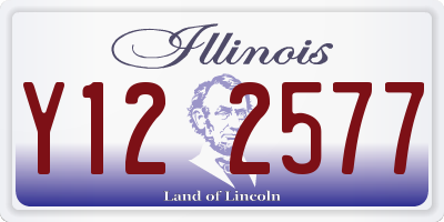 IL license plate Y122577