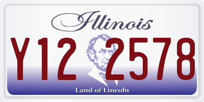 IL license plate Y122578