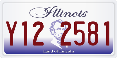 IL license plate Y122581