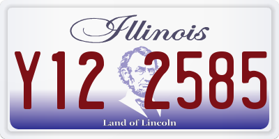 IL license plate Y122585