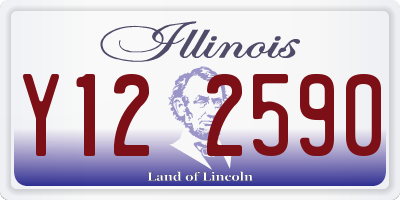 IL license plate Y122590