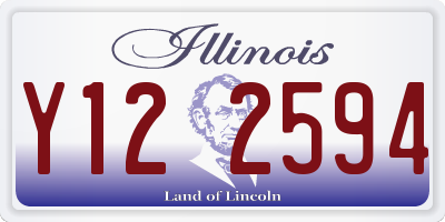 IL license plate Y122594