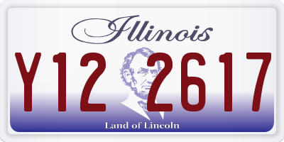 IL license plate Y122617