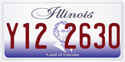 IL license plate Y122630