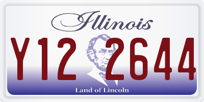 IL license plate Y122644