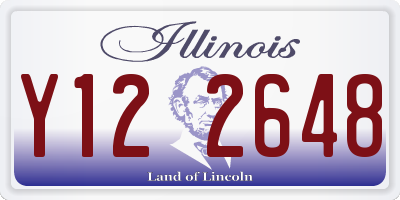 IL license plate Y122648