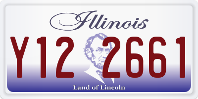IL license plate Y122661