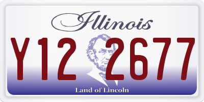 IL license plate Y122677