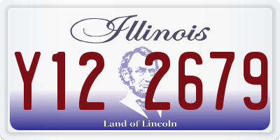 IL license plate Y122679