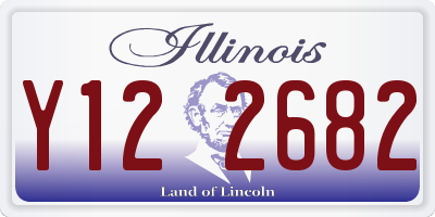 IL license plate Y122682
