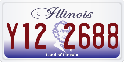 IL license plate Y122688
