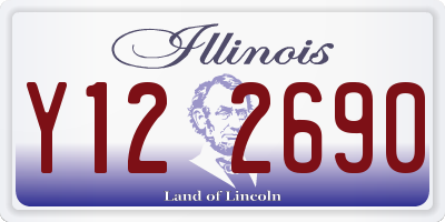 IL license plate Y122690