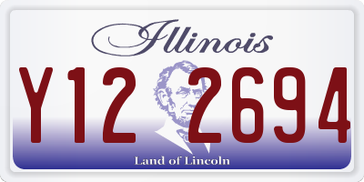 IL license plate Y122694