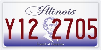 IL license plate Y122705